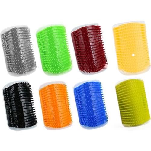 Cat Rub Face Tickle Massage Comb Cat Self Groomer Grooming Tool Pet Hair Shedding Trimming Cat Massage Device Catnip