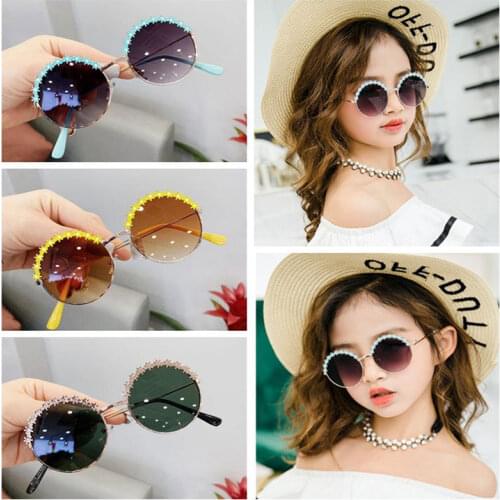 Fashion Kids Sunglasses Polarized Metal Frame Sun Glasses Girls Boys Flower Childrens Mirror Baby Eyeglasses UV400 Summer Beach