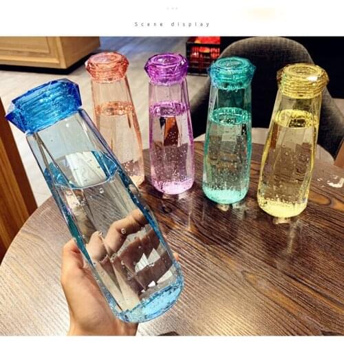 NEW 400 ml glass that occupy the home network celebrity pass-first custom ins transparent crystal glass