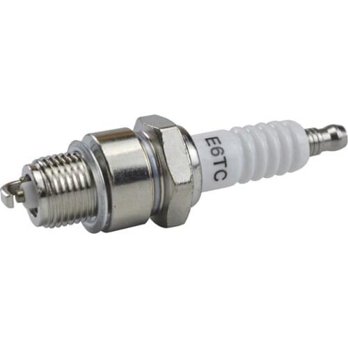 E6TC Spark Plugs For Yamaha PW50 PW60 PW80 LT50 80, AC Delco, Autolite, Beru, Bosch, Brisk, Champion, Daihatsu