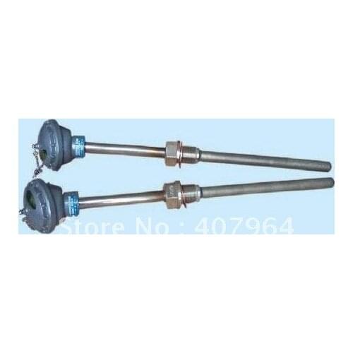 K type thermocouple with thread , sheath SS304 two wire system, fast delivery