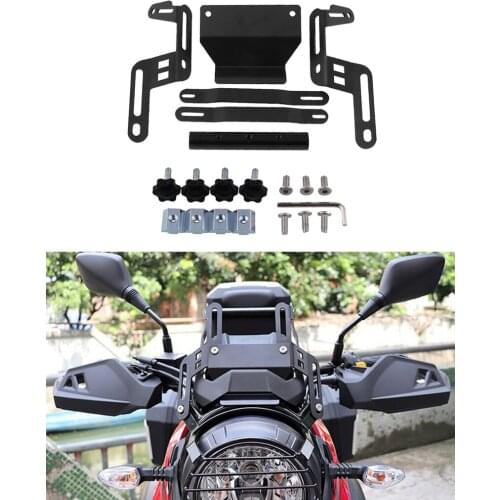 Universal Motorcycle Windshield Bracket Black 255x165x60mm for Motorcycle