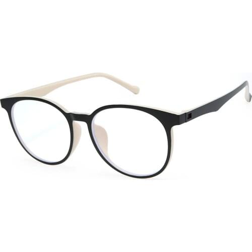 Women Men Round Glasses Frame Fashion Vintage Anti Blue Light Blocking Computer Eyewear Luxury Myopia Prescription Optical Frame