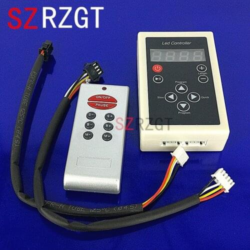 1set/lot 6803 RF Controller 133 Change for Dream Magic Color Chasing 6803 IC 5050 RGB LED Colorful strip Lights
