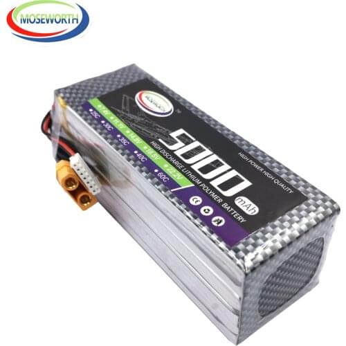 18.5V 5S 5000mAh 30C-60C RC Toys LiPo Battery For RC Quadcopter Helicopter Car Drone Airplane Boat RC Batteries 5S LiPo