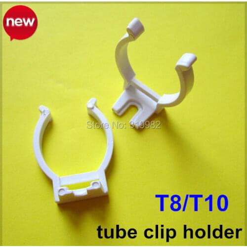 20 PCS T8 T10 LED tube lamp base wedge clip holder T8/T10 U clip Fluorescent light plastic holder connector base