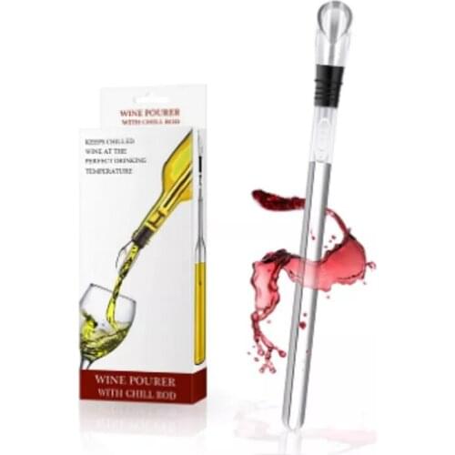 304 Stainless Steel Wine Cooling Rod Wine Pourer With Chill Rod Wine Cooler