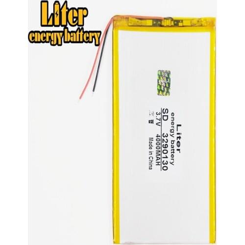 3.7 V lithium Tablet polymer battery 4000 mah 3290130super capacity suitable for tablet battery