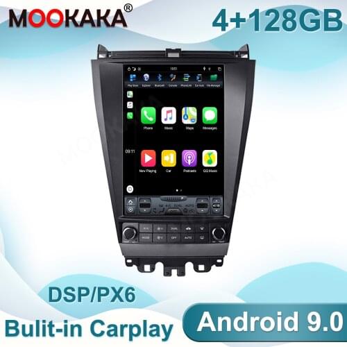 Android 9.0 For Honda Accord 2003-2007 Car Multimedia Player GPS Navigation Audio Stereo Screen Head Unit Auto Radio DSP IPS