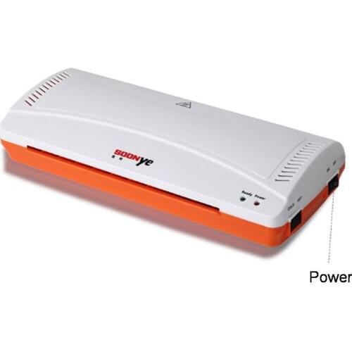 Free Shipping LIZENGTEC Professional Office Hot and Cold Roll Laminator Machine for A4 Paper Document Photo Low Power