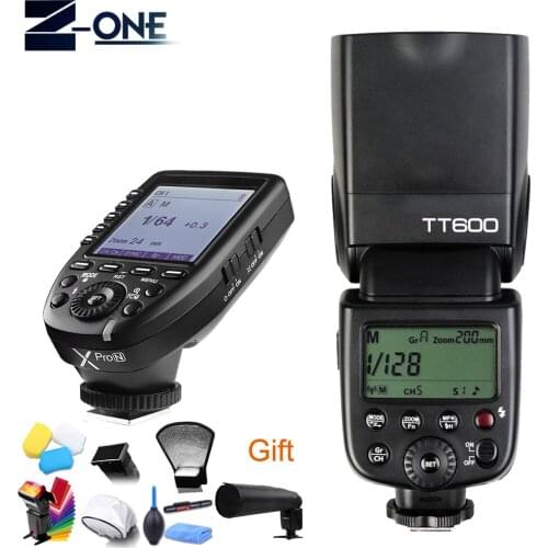Godox TT600 GN60 HSS 1/8000s Camera Flash Speedlite+2.4G Wireless X System Xpro-N Flash Transmitter For Nikon+Free Gift