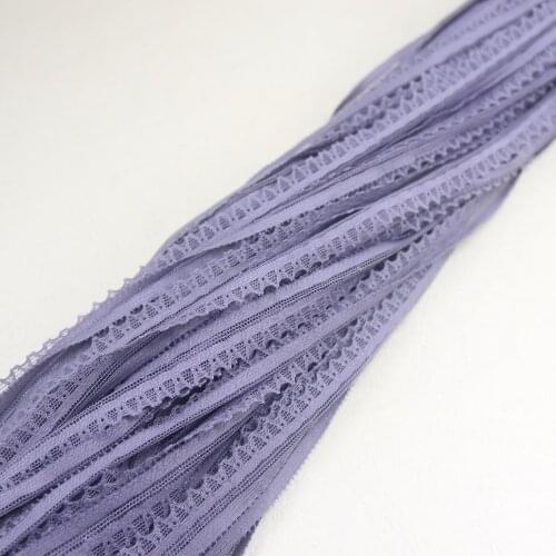 H39 14mm Width Grey Elastic Stretch Lace Trim Craft Sewing Garment Elastic Lace