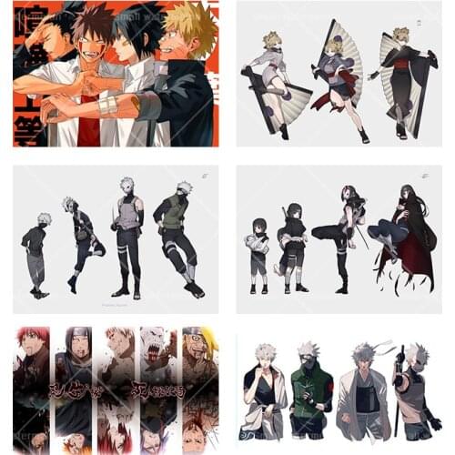 Kakashi Sasuke Anime Naruto Poster Canvas Painting Mural Modern Living Room Bedroom Home Wall Picture Decoration