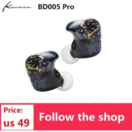 Kinera BD005 Pro Earphone 1DD+1BA Hybrid Technology Headset 0.78mm 2Pin Earbuds For Phone