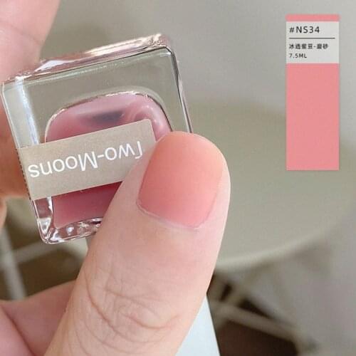 Water-Based Free Baking Nail Polish Peach Cheese Popular Color For Summer Tearable Varnishes Nail Art Decoration Manicure Art