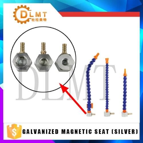 Magnetic bridge Thread 1/4 3/8 1/2 8mm Cooling tube magnetic base Tubing magnetic suction holder 1 inlet and outlet