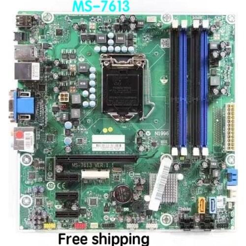 Suitable For HP 3130 7100 MS-7613 V1.1Motherboard 601312-001 601048-001 612500-001 614494-001 Mainboard 100% tested fully work