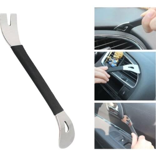 Metal Crowbar Auto Hand Tool Double-ended Disign Pry Bars Automotive Tools Equipment Easily Pry Tool for Car Door Handle