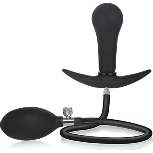 Super Large Inflatable Anal Plug Dildo Air Pump Anal Dilator Expandable No Vibrator Butt Plug Anal Balls Sex Toys For Women Gay