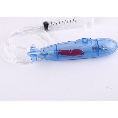 Primary school childrens science technology invention submarine sinking and floating phenomenon hand-assembled material package