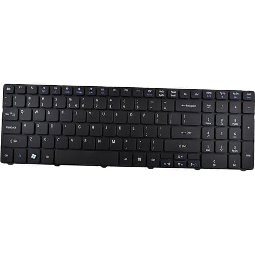 New Replacement Laptop Keyboard US For Acer Aspire 5250 5251 5742 5253 5336 5551 5552 5560 5740 5741 5750G Black
