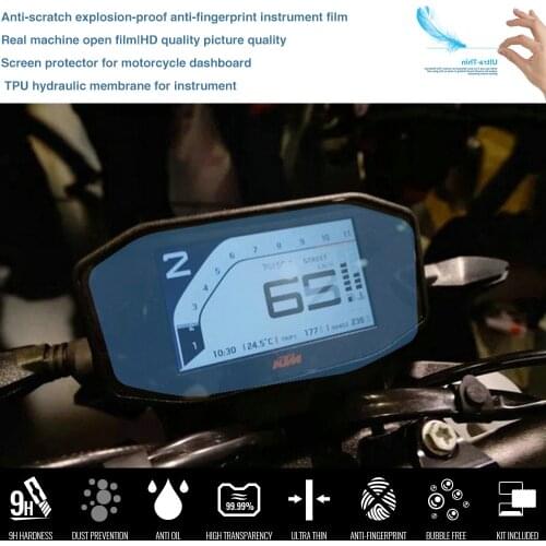 For KTM DUKE R690 790 1290 DUKE 790DUKE DUKE790 DUKE1290 2016-2017 Motorcycle Cluster Scratch Protection Film Screen Protector