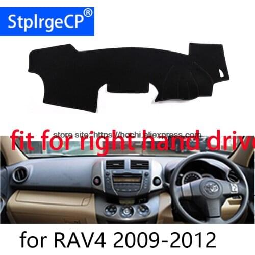 For toyota RAV4 right hand drive dashboard mat Protective pad black color car-styling Interior Refit Sticker Mat products