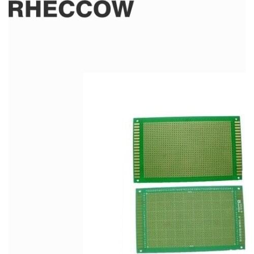 RHECCOW 30pcs/lot 6x8cm 2.54mm PROTOTYPE 6*8cm Printed CIRCUIT PANEL SOLDER Universal Test PCB Board For DIY