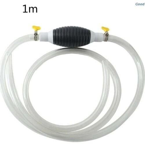 Hand Fuel Pump Siphon Hose Portable Gas Oil Water Fuel Transfer Siphon Pump