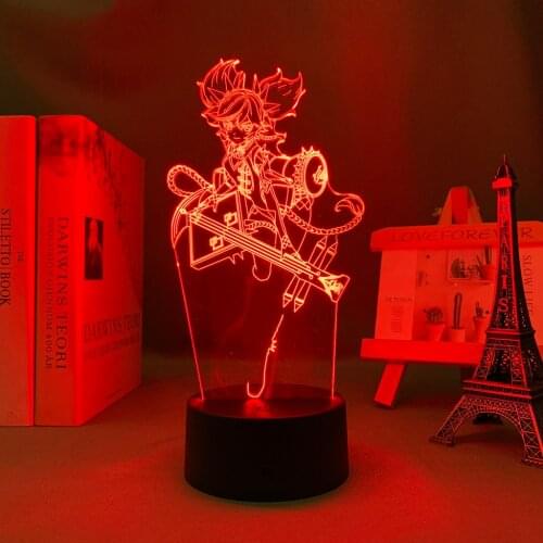 3d Led Lamp Xinyan Genshin Impact for Kids Bedroom Decor Child Birthday Gift Home Decoration Genshin Impact Led Light Bedside