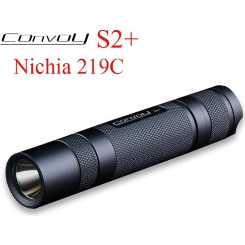 Convoy S2+ with Nichia 219C Flashlight Linterna Led Camp Lanterna Tent Light 18650 Tactical Flashlight Camping Bicycle Lamp