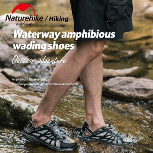Naturehike Outdoor Non-slip Wading Shoes Amphibious River Upstream Shoes Outdoor Ultralight Breathable Quick-drying Beach Shoes