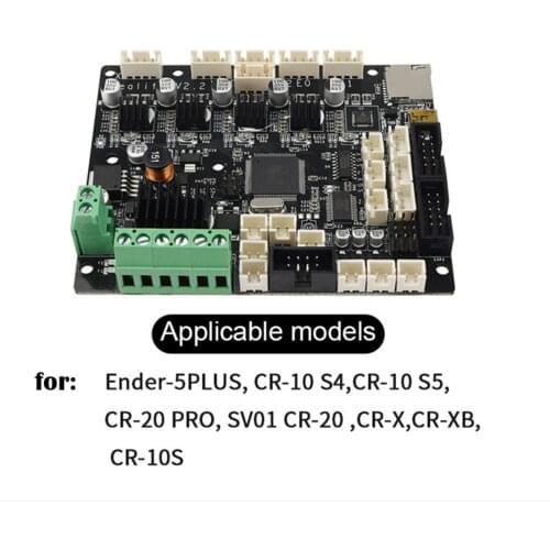 Integrated Silent Mainboard for Ender-5PLUS Motherboard Driver Board for CR-X, CR-XB, CR-10S 3D Printer Accessories