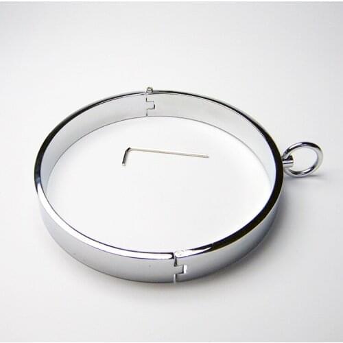 Adult games stainless steel collar,Neck ring,flat collar mens offbeat toy models,sex toys for couples