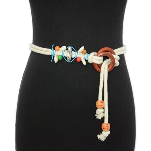 Waist Chain 125cm Woven Tassel Waistband Braided Belt Hot Sale Waist Rope Women Decorated Waist Ladies Tassles Belts Bg-1633
