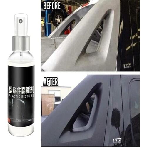 1PC 30ml Car Plastic Parts Retreading Agent Instrument Panel Agent Automotive Interior Plastic Part Retreading Cleaning Agent