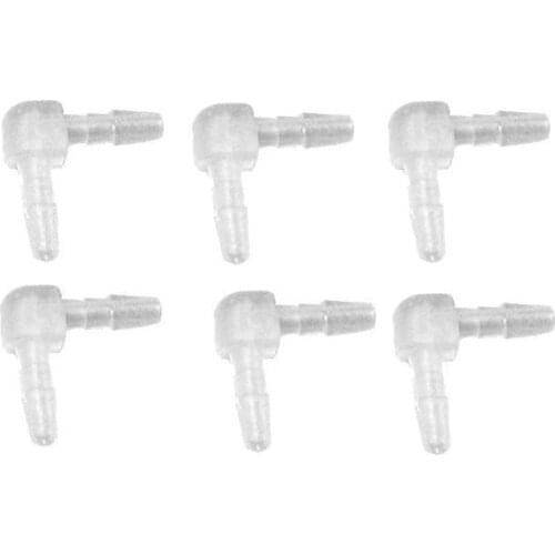 10pcs White Elbow Replacement For Air tube Walkie talkie headset Two Way Radio Headphone Earphone Accessories Free Shipping