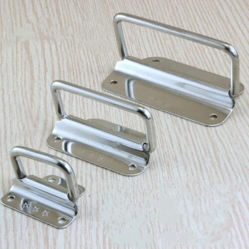 4PCS Thick stainless steel folding cabinet knobs and handles trunk tool box handles drawer pull furniture accessories hardware