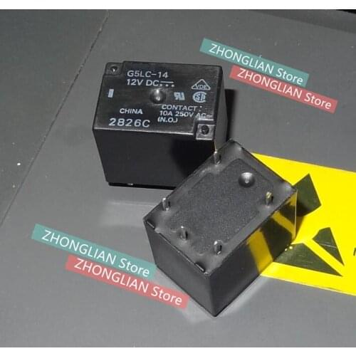50pcs/Lot NEW Original Power relay G5LC-14-12V G5LC 12VDC