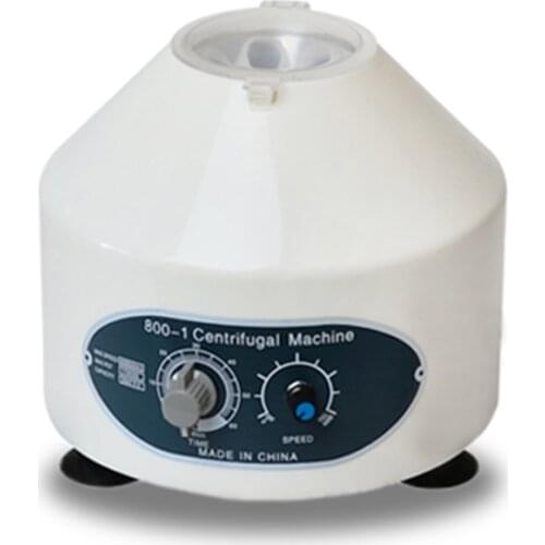 800-1 Electric Laboratory Centrifuge Desktop Medical Practice Machine Lab PRP Isolate Serum 4000rpm 6pcs 20ml Centrifuge Tube