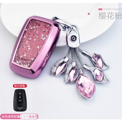 FOR Toyota rav4 WILDLANDER Alphard LAND CRUISER CHR 2020 TPU Key Cover CAR holder case key Free shipping