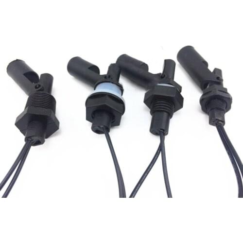 Taidacent Anticorrosive PP Float Switch Plastic Side Mounted Float Level Switch Water Level Magnetic Float Switch Level Sensor