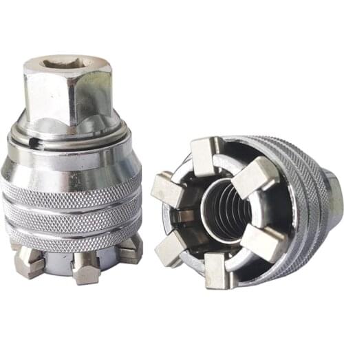 2021New 3/8" Magical Universal Screw Wrench Socket Adjust 10-19mm Multifunction Sleeve Wrench