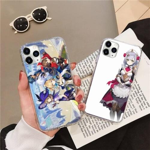 Genshin impact game Phone Case For iphone 12 5 5s 5c se 6 6s 7 8 plus x xs xr 11 pro max mini