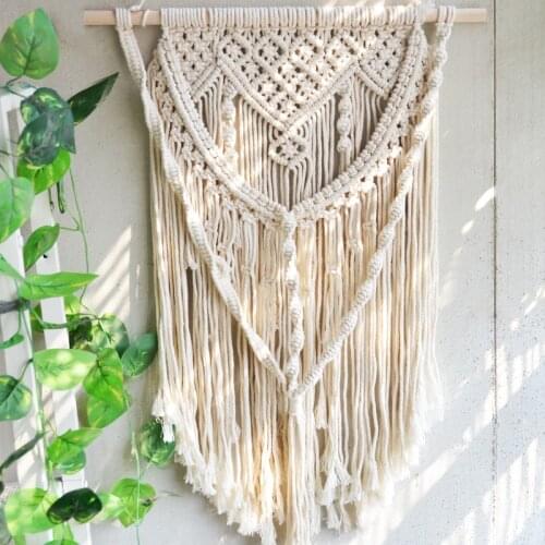 Hot Macrame Wall Hanging Tapestry Wall Decor Boho Chic Bohemian Woven Home Decoration Boho Decoration Farmhouse Home Decor