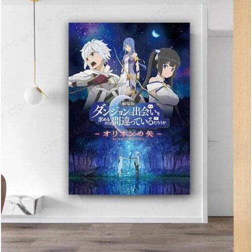 Danmachi Anime Wall Hanging Art Poster Wallpaper Picture Wall HD High Quality Print Modern Art Decoration