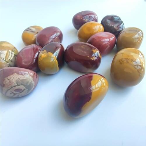 Natural Stone Mookaite Egg Yolk For Jewelry Making Bracelet DIY Specimen Healing Natural Stones and Minerals