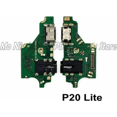 New Microphone Module+USB Charging Port Board Flex Cable Connector Parts For Huawei P20 / P20 Lite / P20 Pro Replacement