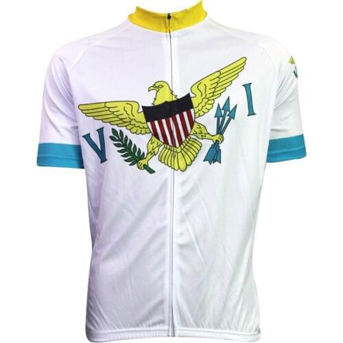 Cycling Racing Clothes Short Sleeve VIRGIN ISLANDS sport Cycling clothing hombre Mens Cycling Jersey Cycling Clothing Bike Shirt