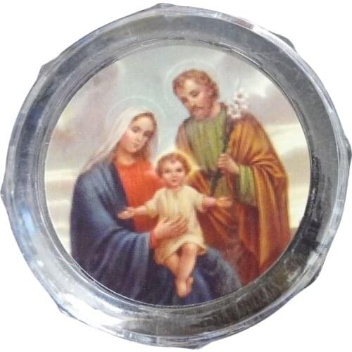 10pcs Plastic Storage Box for Round Beads Catholic Rosary Cross Religious Necklace Jewelry Bracelets